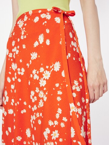 Lindex Skirt 'Sissel' in Orange