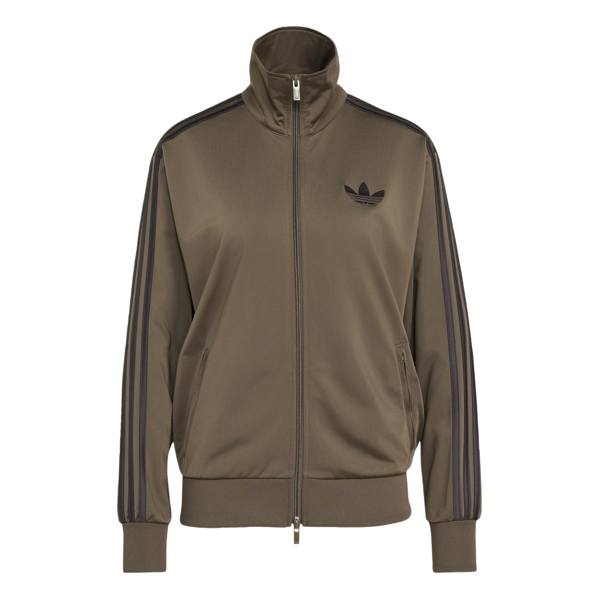 ADIDAS ORIGINALS Sweatvest 'Firebird' in Bruin: voorkant