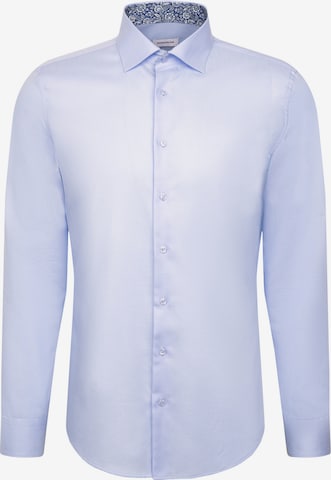 SEIDENSTICKER Zakelijk overhemd 'SMART CLASSICS' in Blauw: voorkant