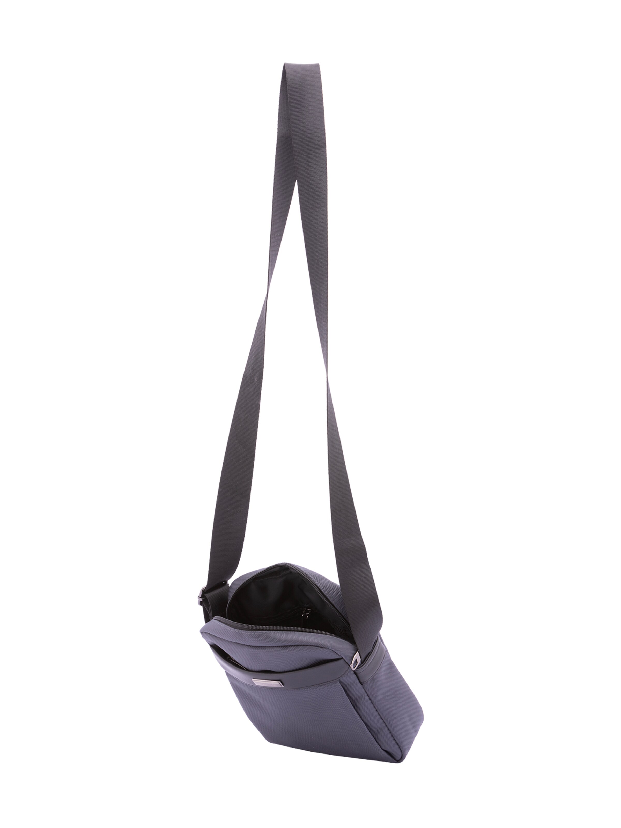 Borsa a tracolla 'Borsa a Tracolla Uomo B Cavalli Poliestere Zip' di B. Cavalli in grigio