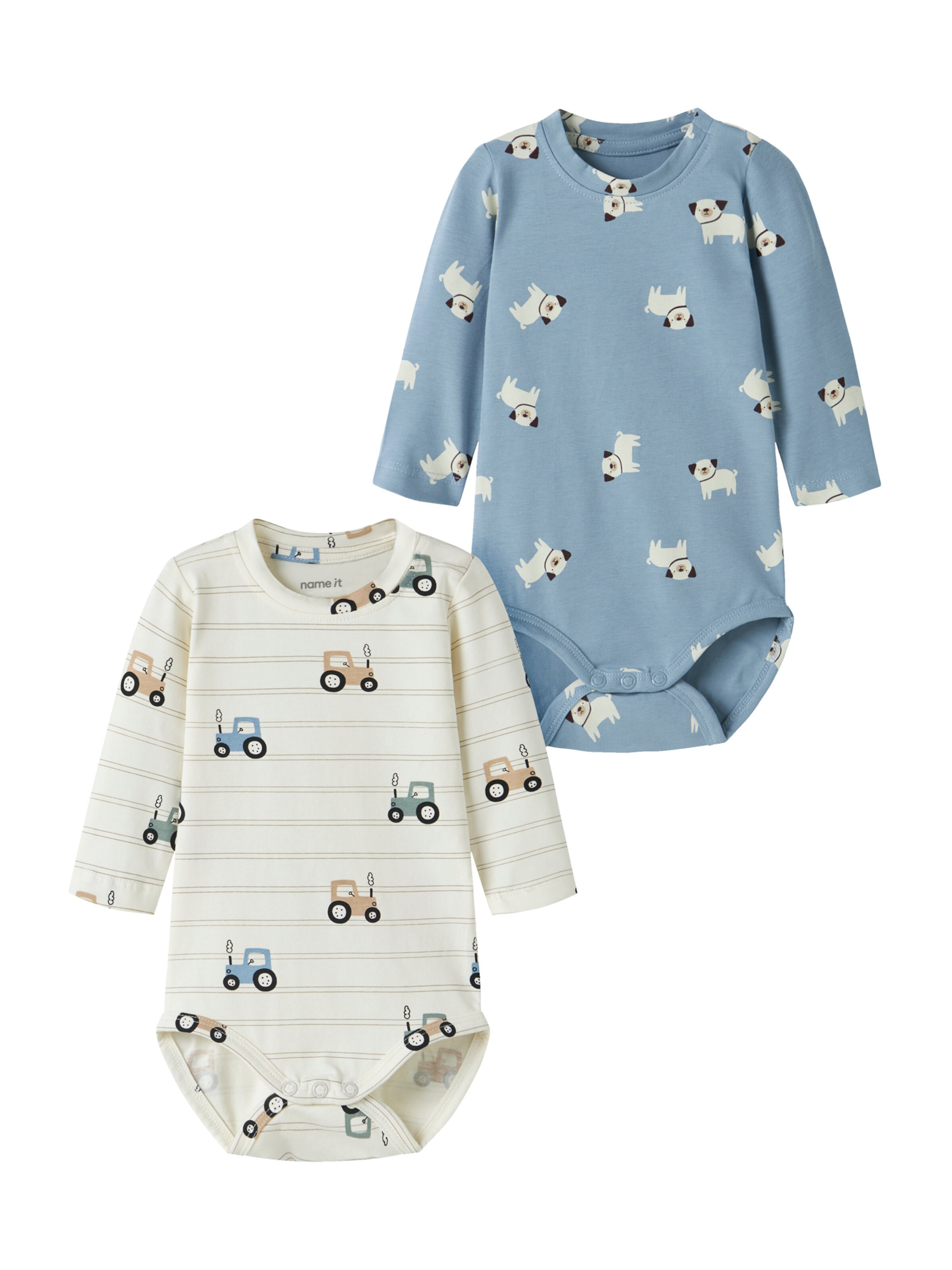 NAME IT - Pijama entero/body 'NBMVROELS' en beige: frente