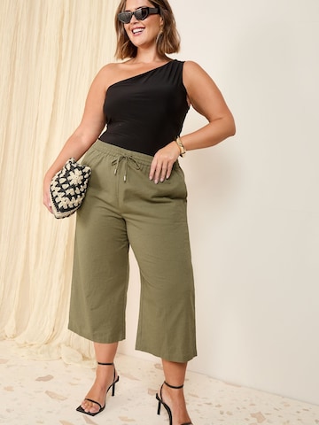 Loosefit Pantalon Friends Like These en vert