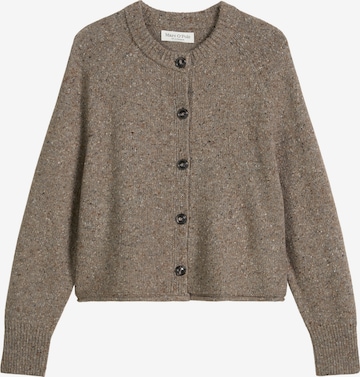 Marc O'Polo Gebreid vest in Grijs: voorkant