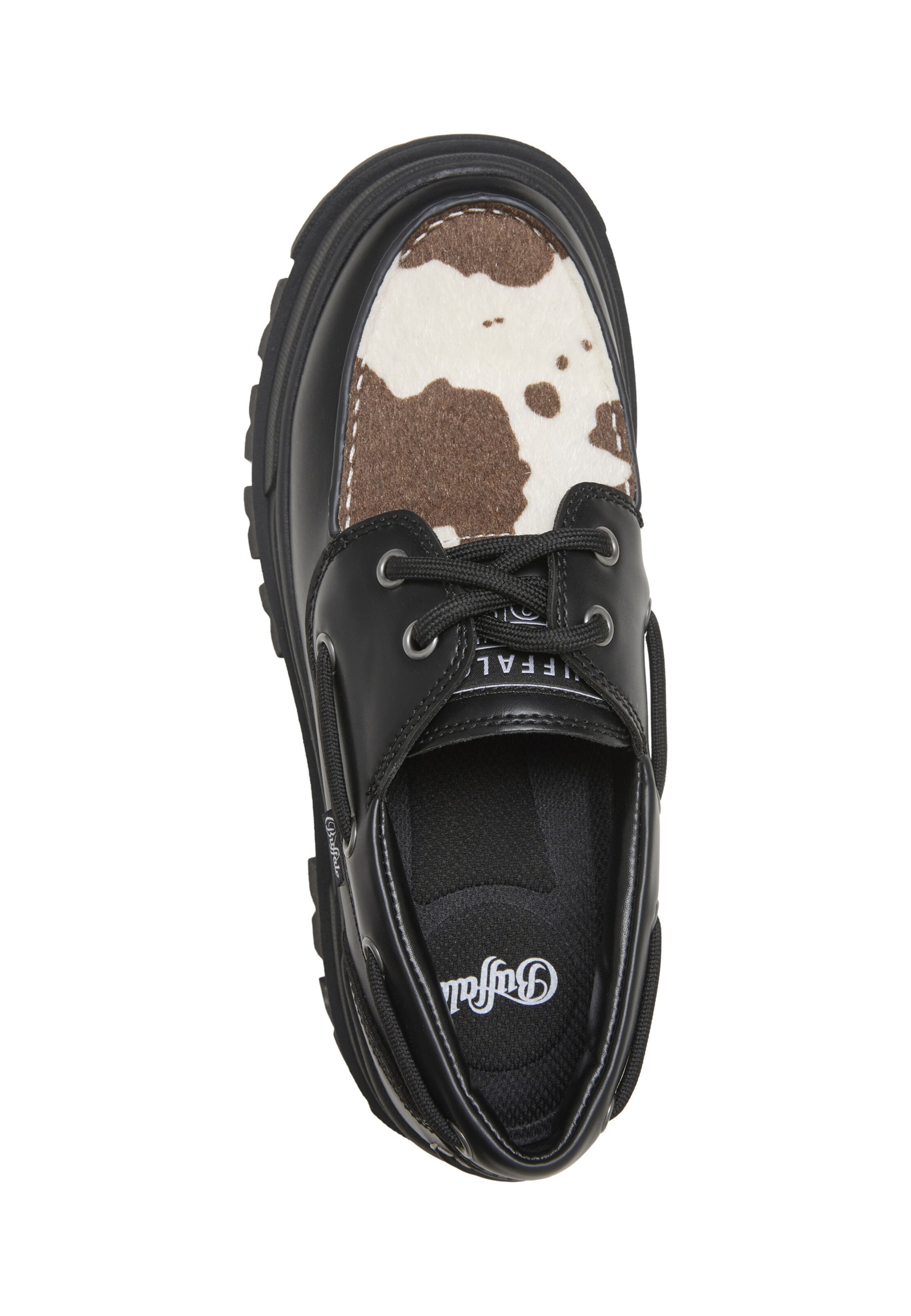 BUFFALO - Mocassins 'Aspha' em preto