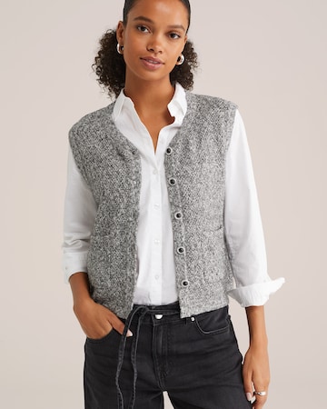 Cardigan WE Fashion en gris : devant
