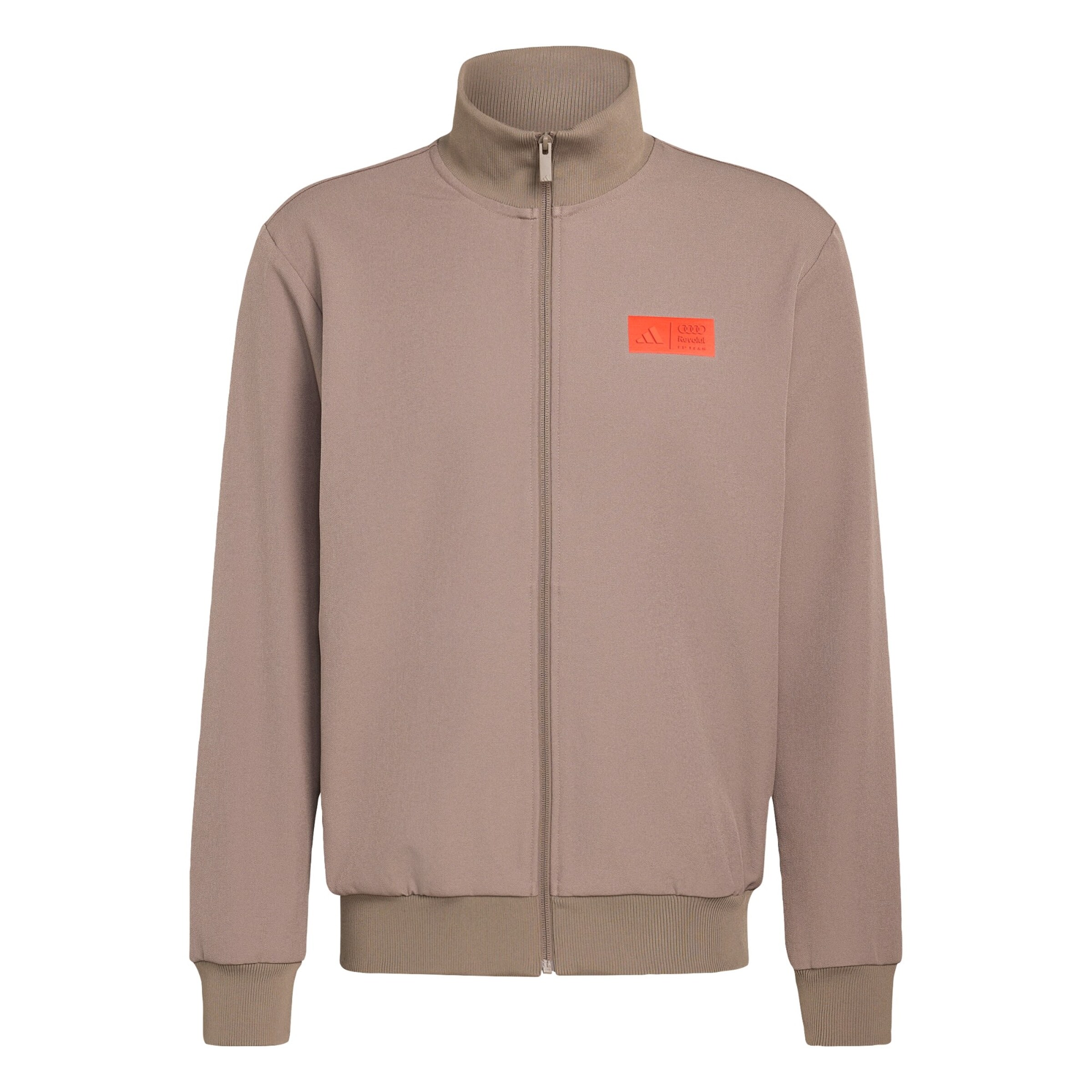 ADIDAS PERFORMANCE Sportsweatjacke 'Audi Formula One Teams' in cappuccino / orange / schwarz, Produktansicht