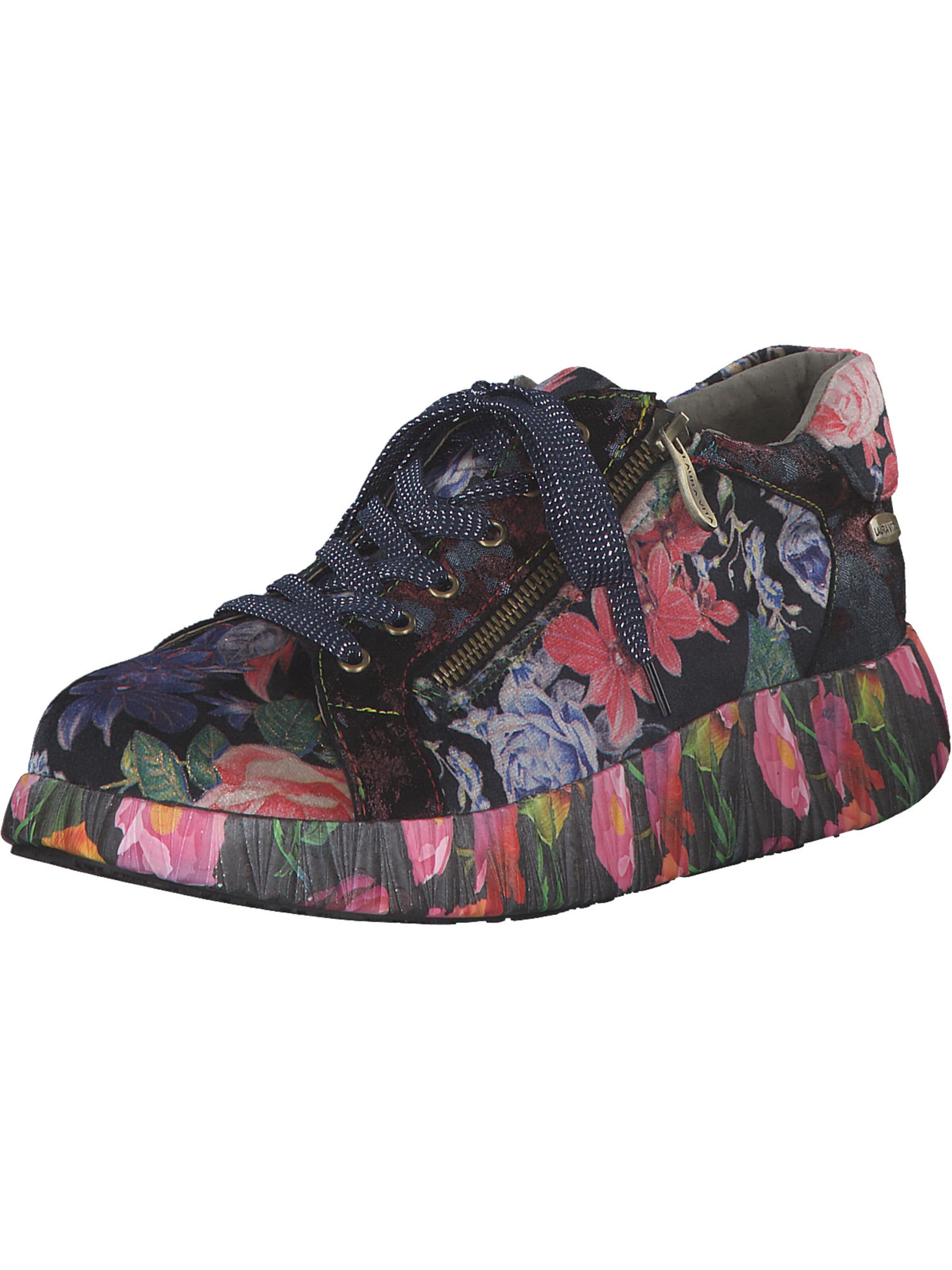 Chaussure à lacets 'Nikito' Laura Vita en noir : devant