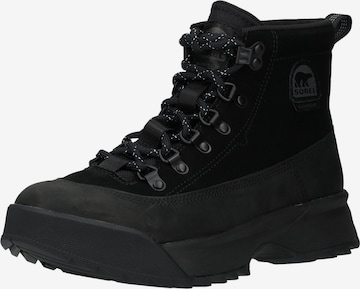 Bottes à lacets SOREL en noir : devant