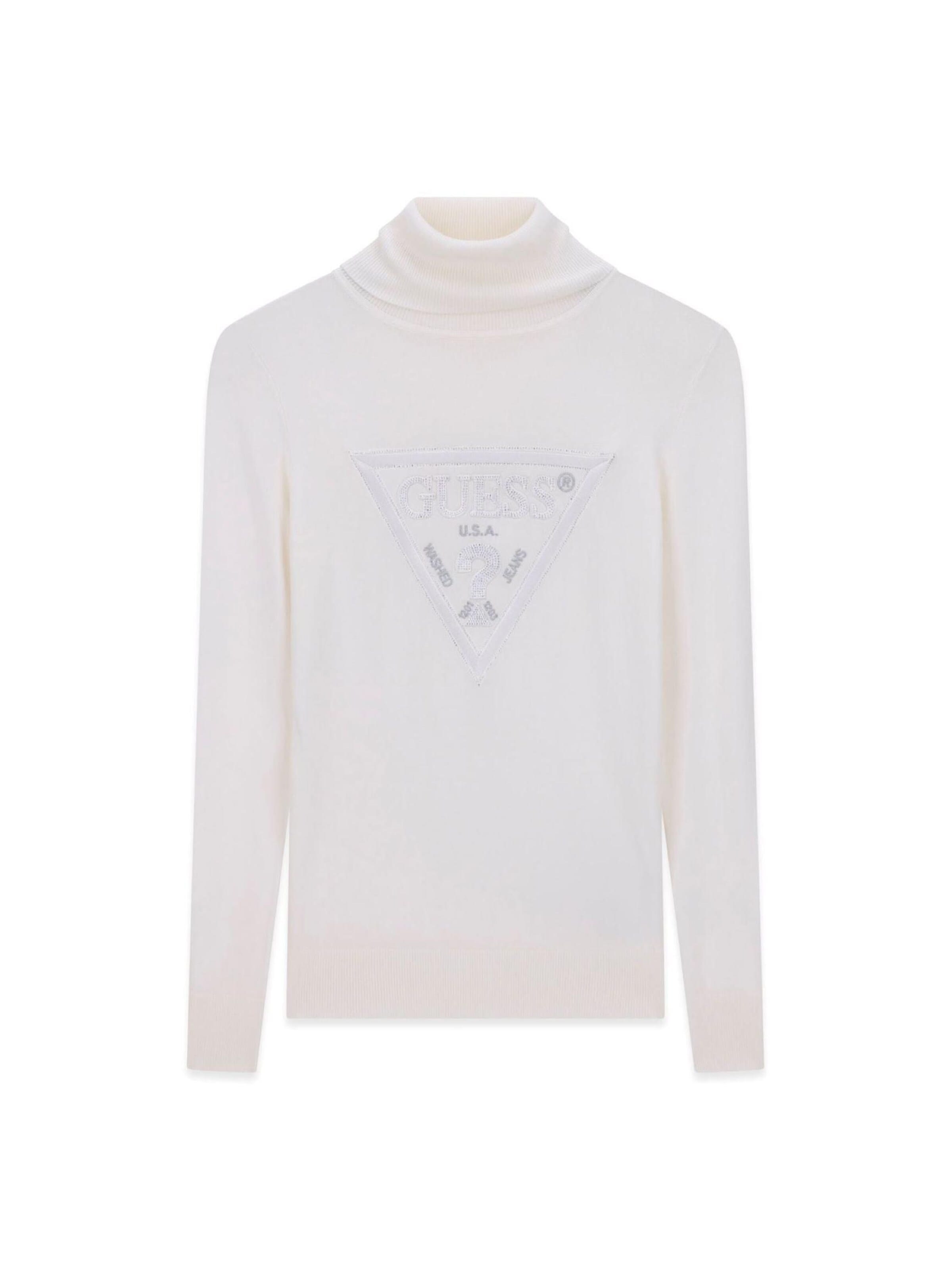 GUESS Sweter 'HALLIE' w kolorze beżowy: przód