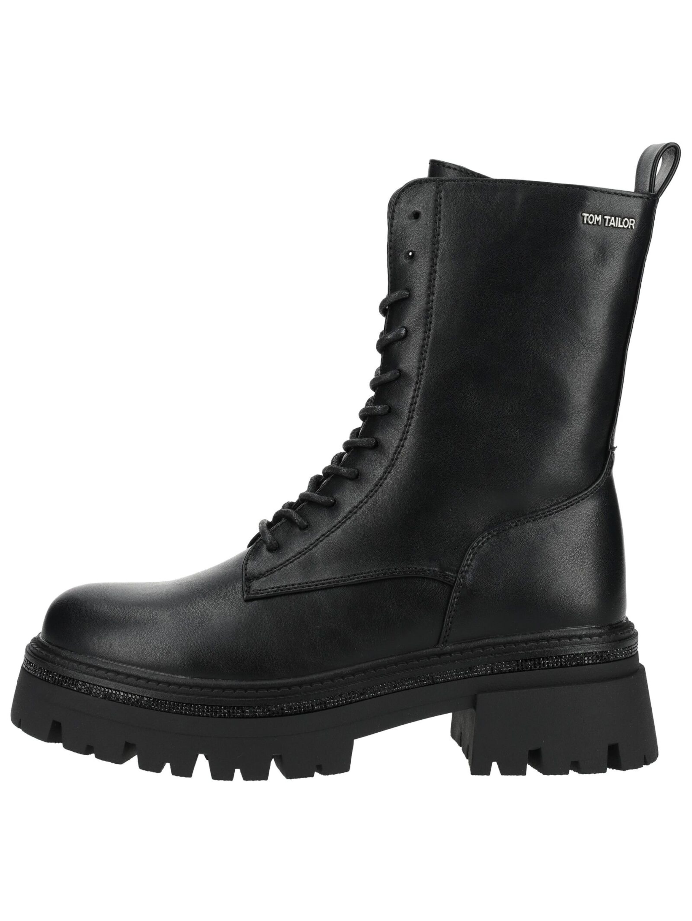 Stivaletto stringato di TOM TAILOR in nero