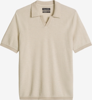 T-Shirt Marc O'Polo en beige : devant