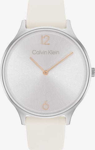 Calvin Klein Zegarek analogowy w kolorze beżowy: przód