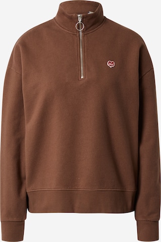 DEUS EX MACHINA Sweatshirt in Brown: front