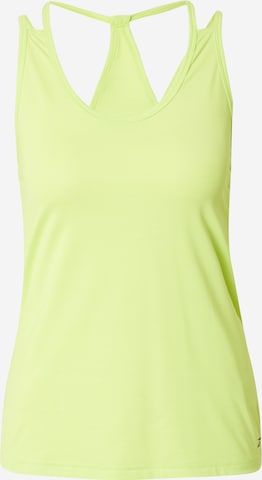 Reebok Sports Top 'Athletic' in Yellow: front