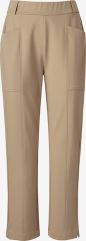 MARGITTES Boot cut Pants in Beige: front