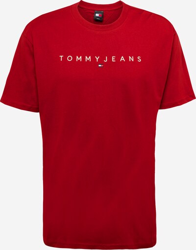Marškinėliai iš Tommy Jeans, spalva – raudona / balta, Prekių apžvalga
