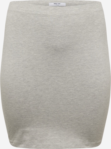 ABOUT YOU Curvy Skirt 'Lilou' in Grey: front