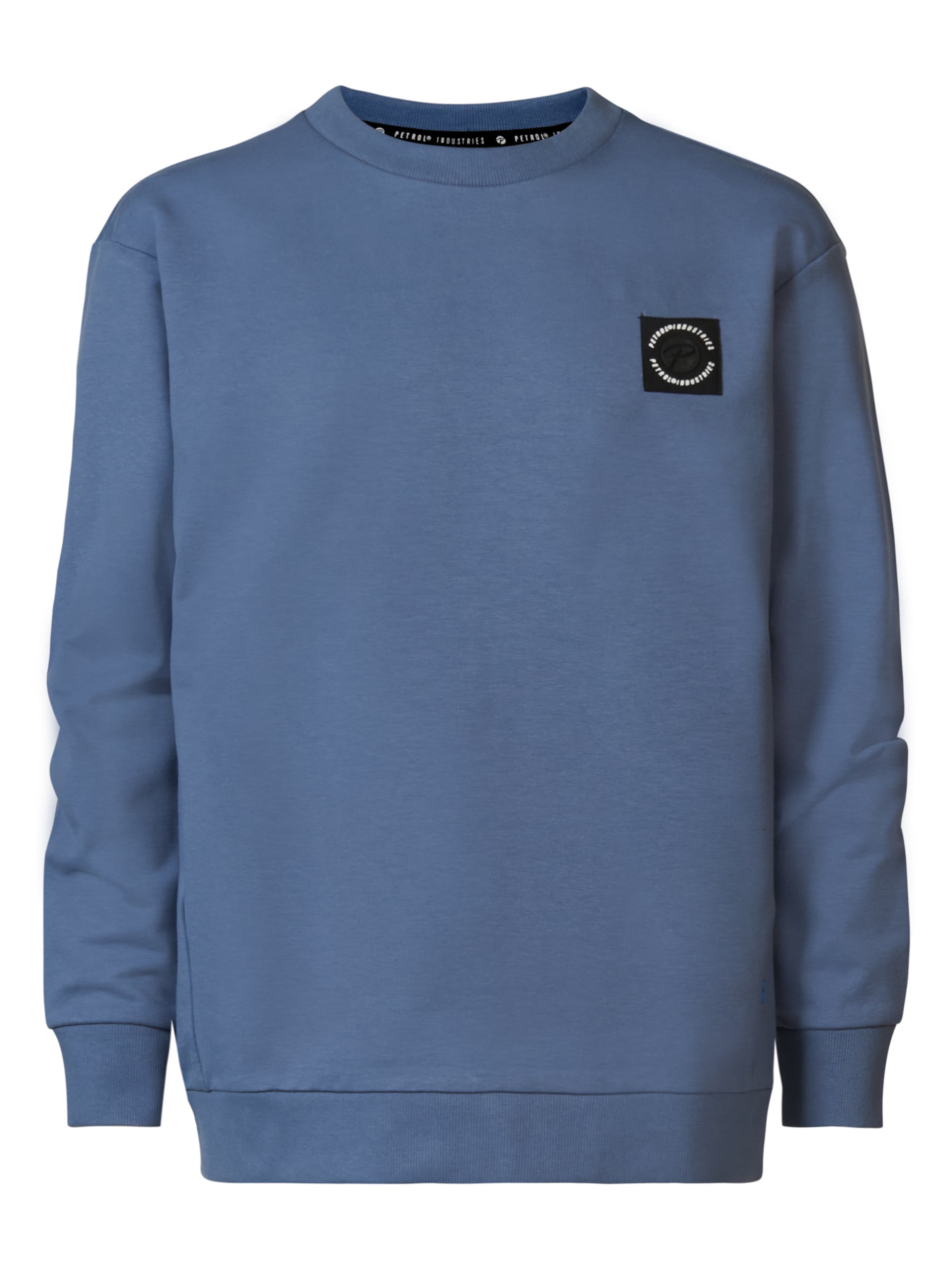 Petrol Industries Sweatshirt 'White' in Blue: front