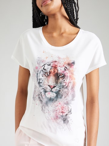 T-shirt 'BLOSSOM' Key Largo en blanc