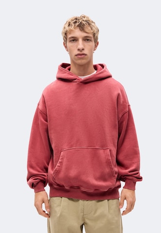 Abercrombie & Fitch Tréning póló 'ESSENTIAL POPOVER 2.0' - piros: elől