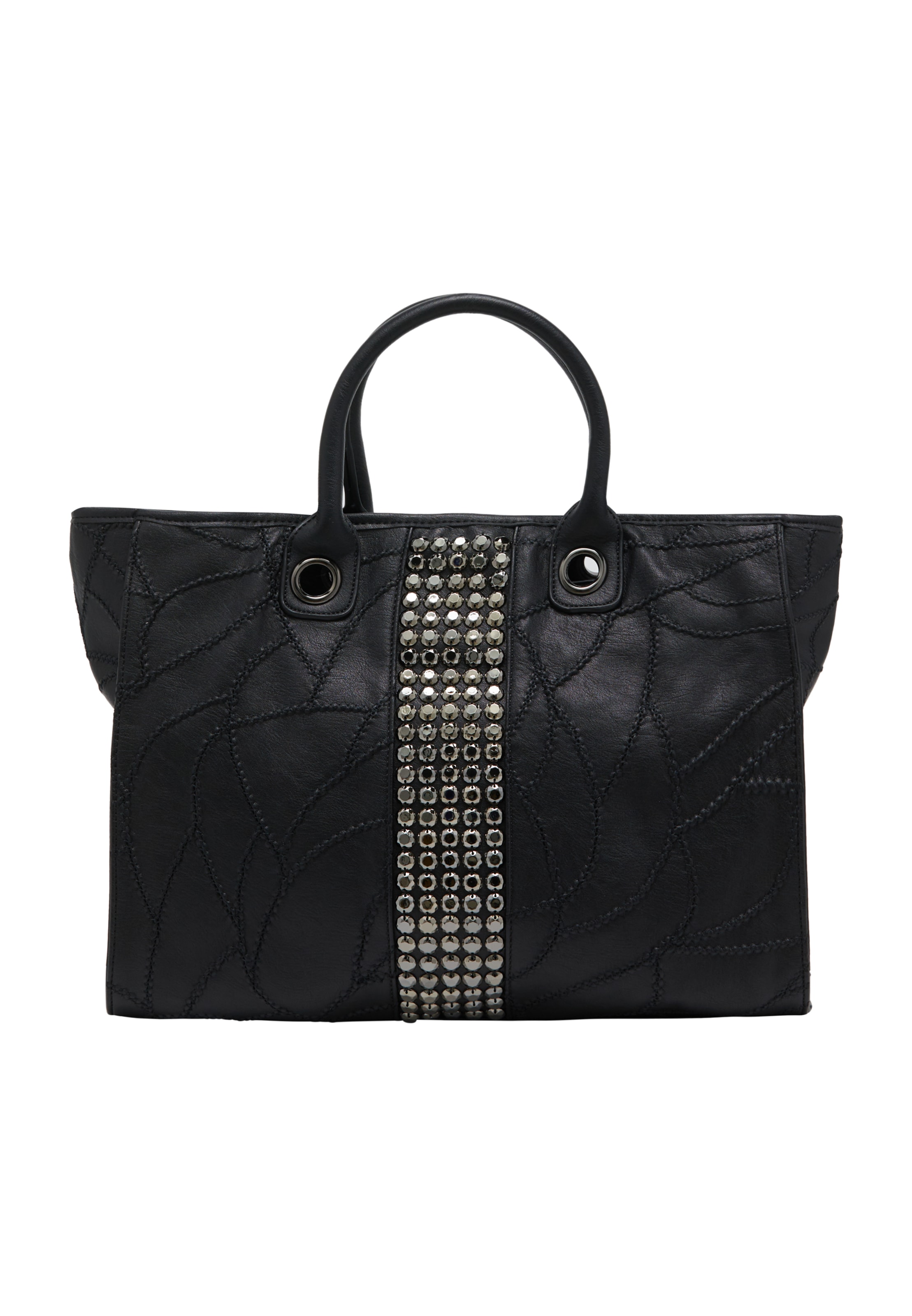 faina Handbag in Black: front