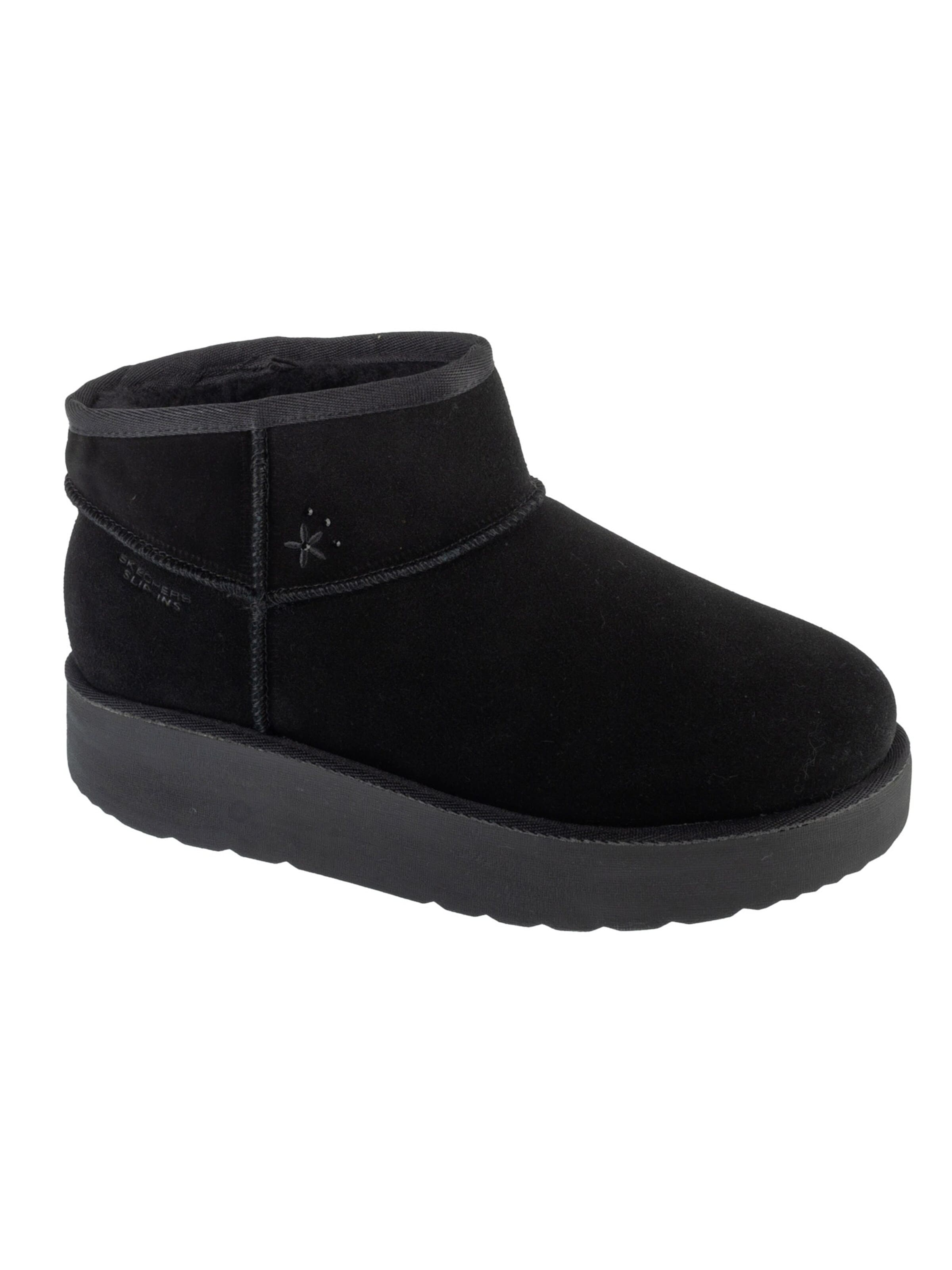 SKECHERS Boots 'Skechers : Keep Cozy' in Zwart: voorkant