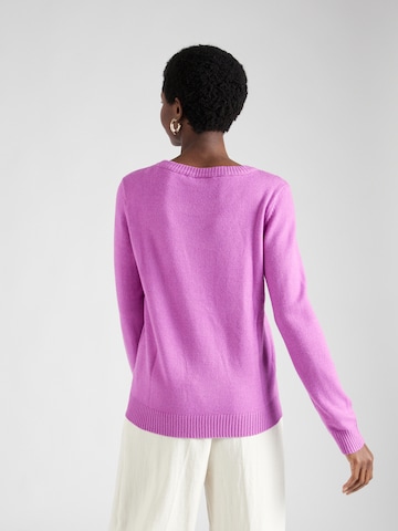 VILA Sweater 'Ril' in Purple