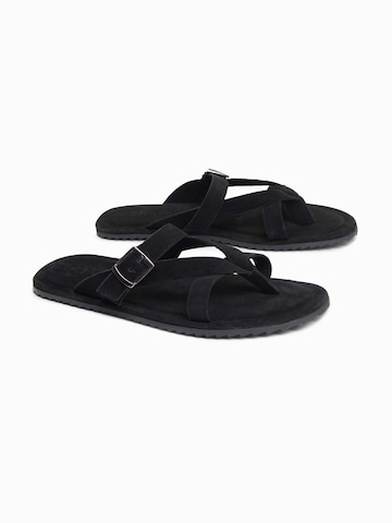 Ombre Pantolette‌‌‌ in Schwarz