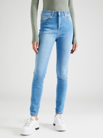 ABOUT YOU Skinny Džíny 'Falda Jeans' – modrá: přední strana