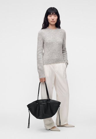 Karl Lagerfeld Nakupovalna torba 'K/PIERCED' | črna barva
