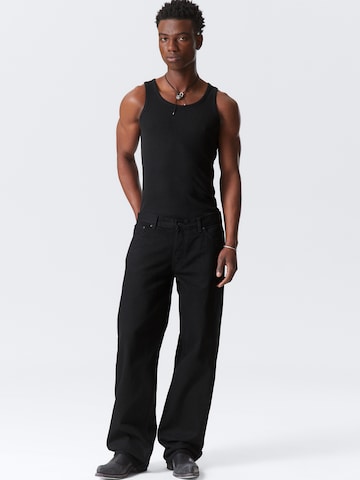 WEEKDAY Loosefit Τζιν 'Sphere' σε μαύρο