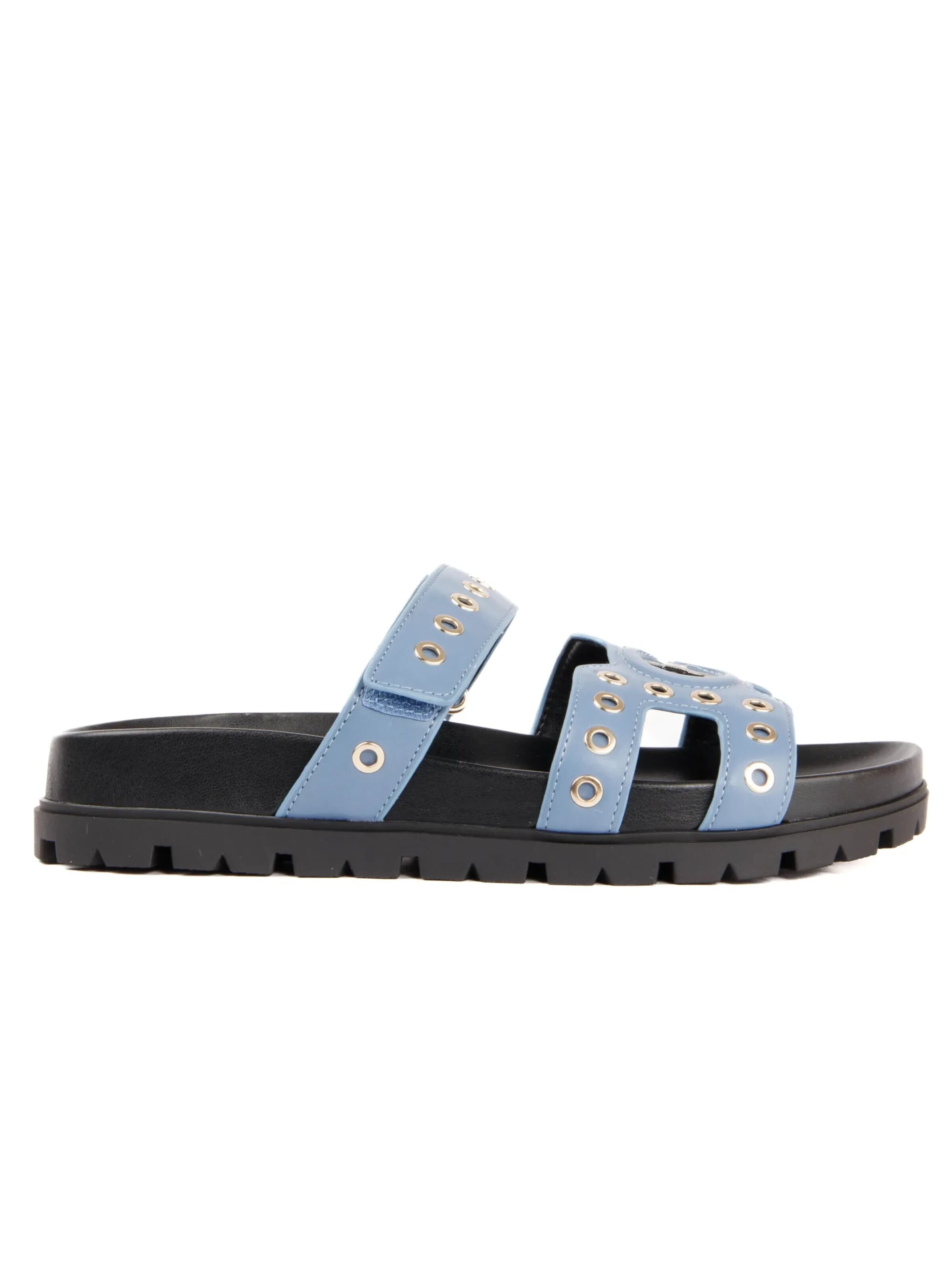 GUESS Strand-/badschoen 'Signature' in Blauw: voorkant