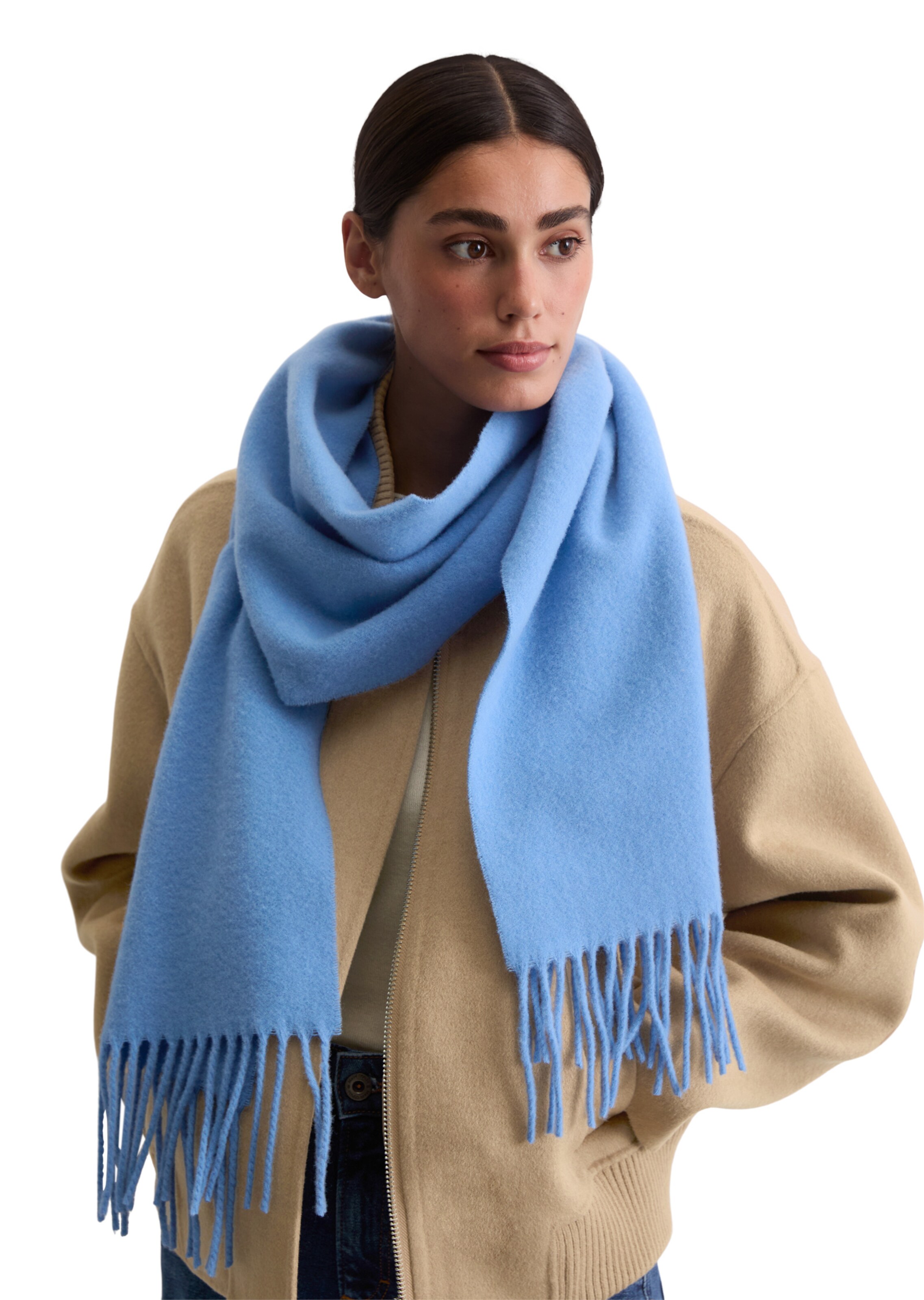 Marc O'Polo Scarf in Blue: front