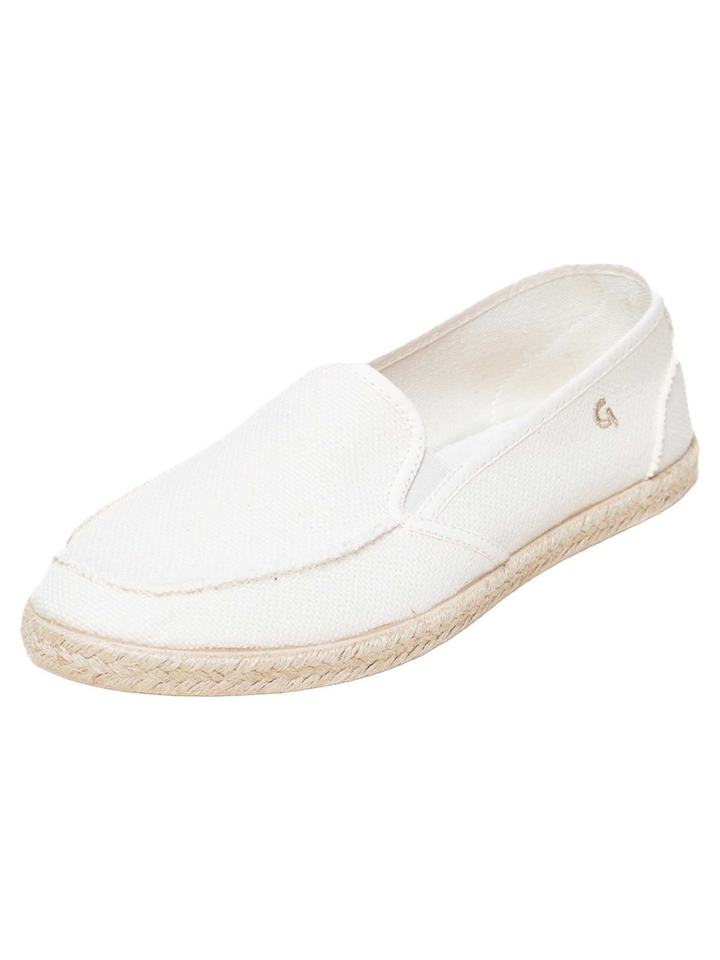 Gottstein Moccasin 'Camping Linen Sailor' in Beige