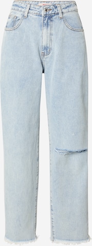Misspap Loosefit Jeans in Blauw: voorkant