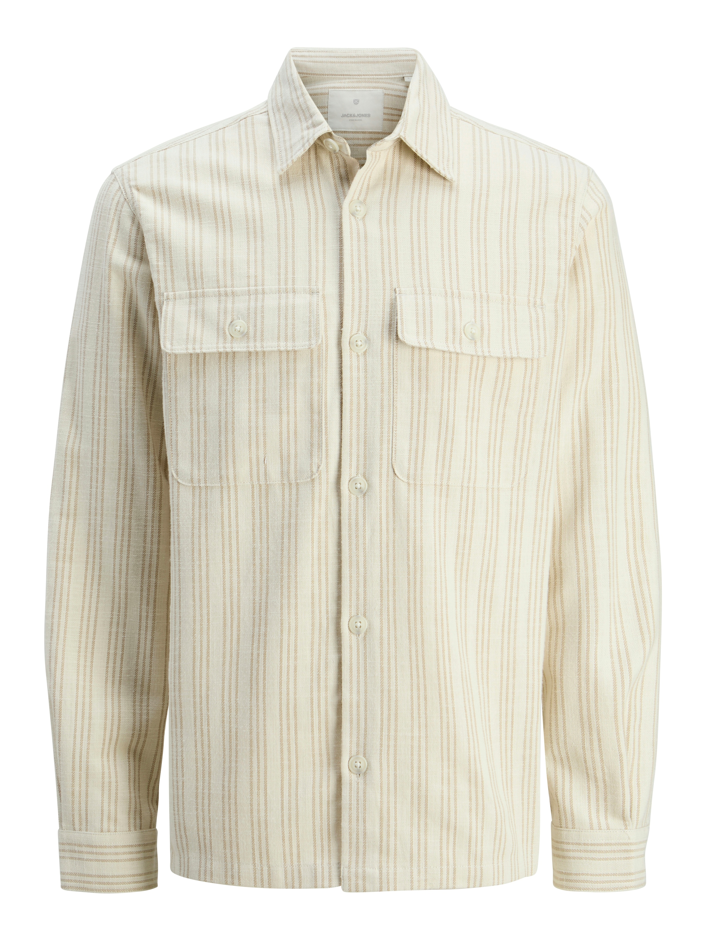JACK &amp; JONES Overhemd in Beige: voorkant