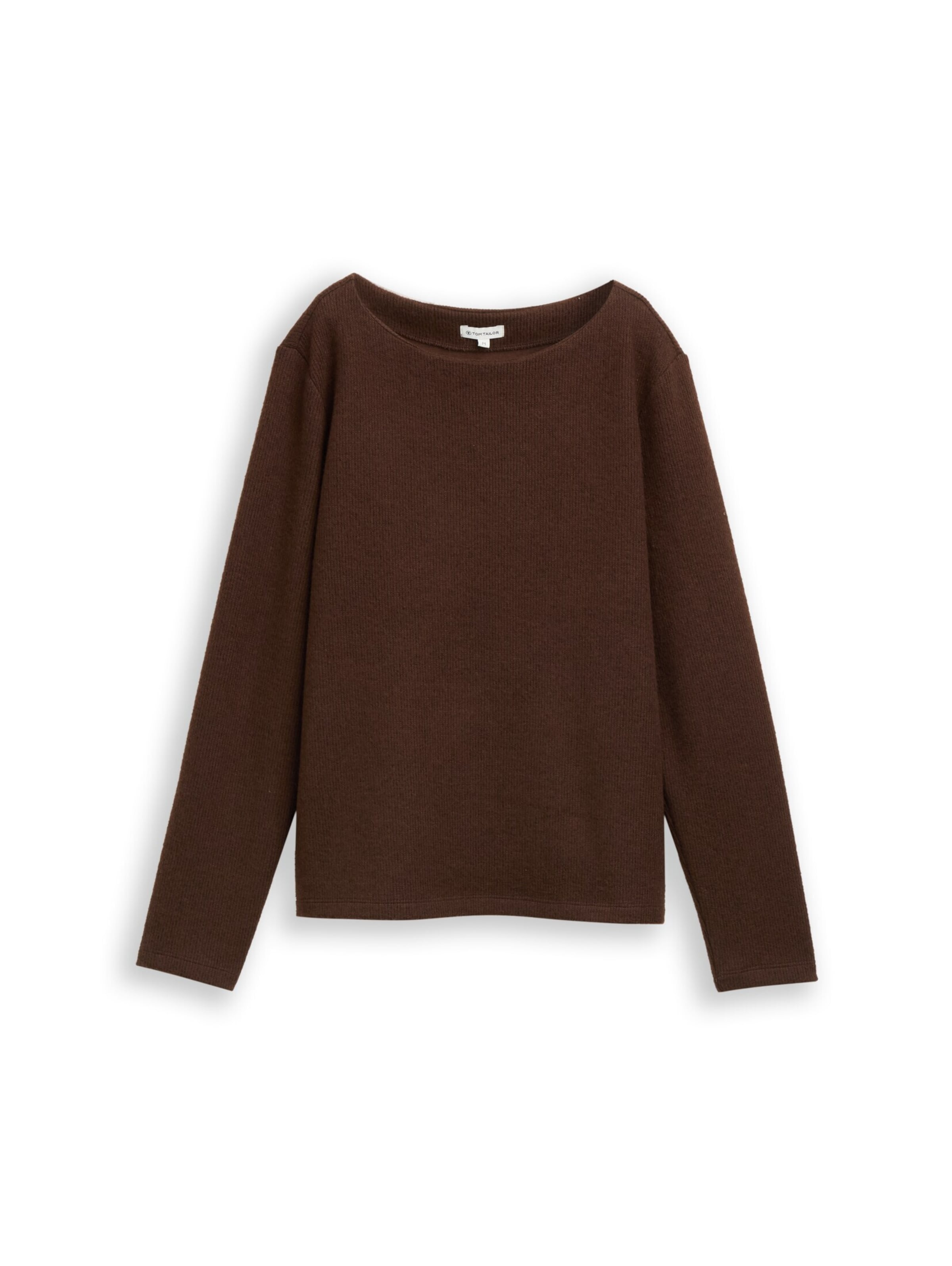 TOM TAILOR Sweatshirt in Bruin: voorkant
