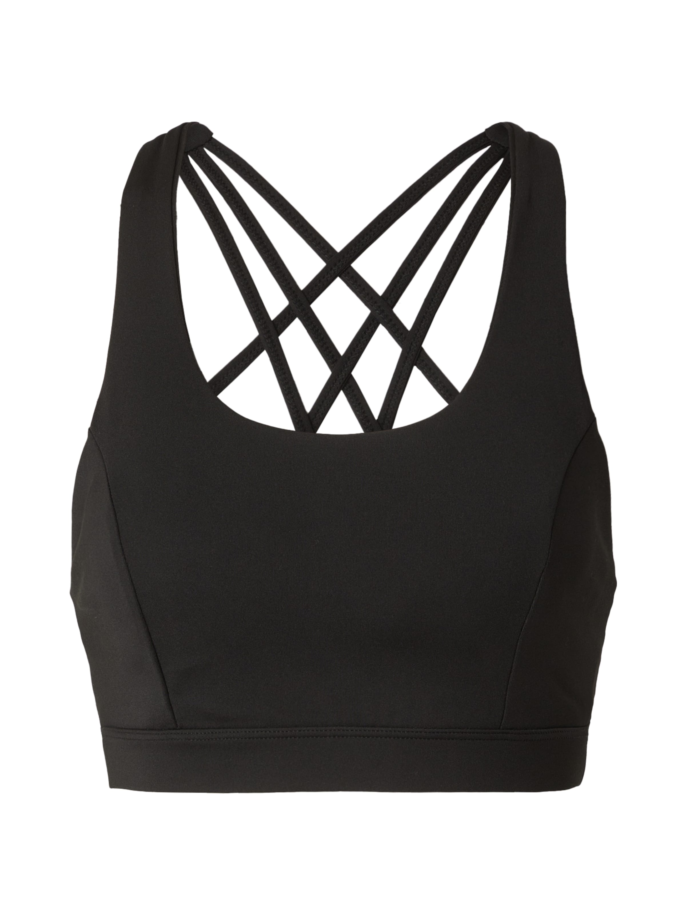 Happiness İstanbul Бюстие Спортен сутиен в черно: отпред