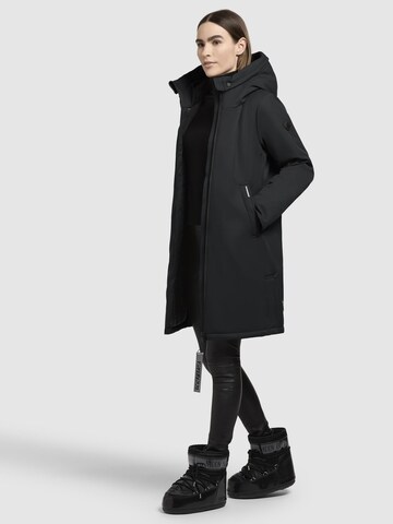 Cappotto di mezza stagione 'Yaak3-YM' di khujo in nero