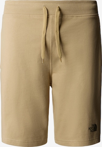 Pantalon THE NORTH FACE en beige : devant