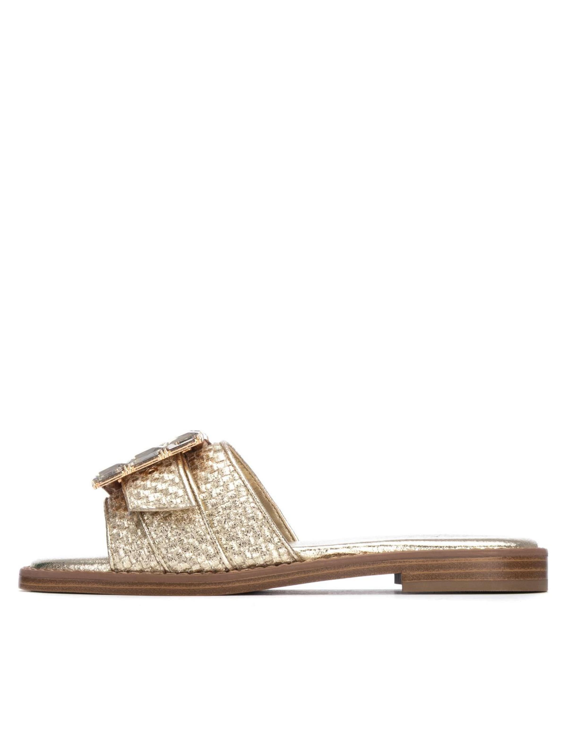 Xti - Sandalias en oro: frente