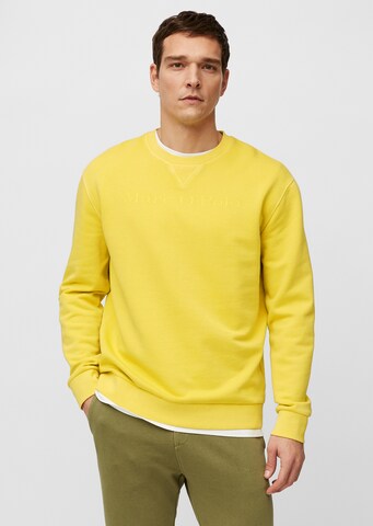 Marc O'Polo Sweatshirt in Geel: voorkant