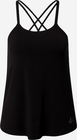 CURARE Yogawear Top deportivo en negro, Vista del producto