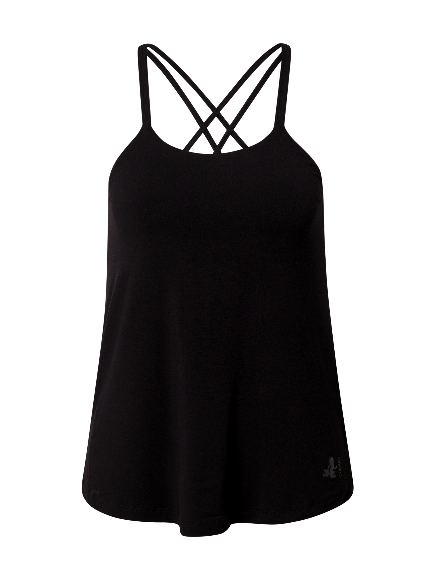Odzież nmrHK CURARE Yogawear Top sportowy w kolorze Czarnym 