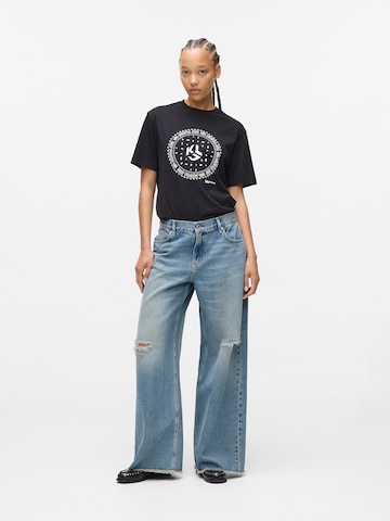 KARL LAGERFELD JEANS Wide leg Τζιν σε μπλε: μπροστά