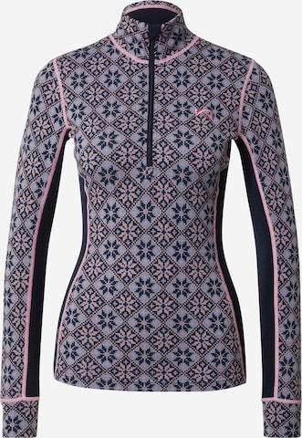 Base layer 'Rose' di KariTraa in blu: frontale