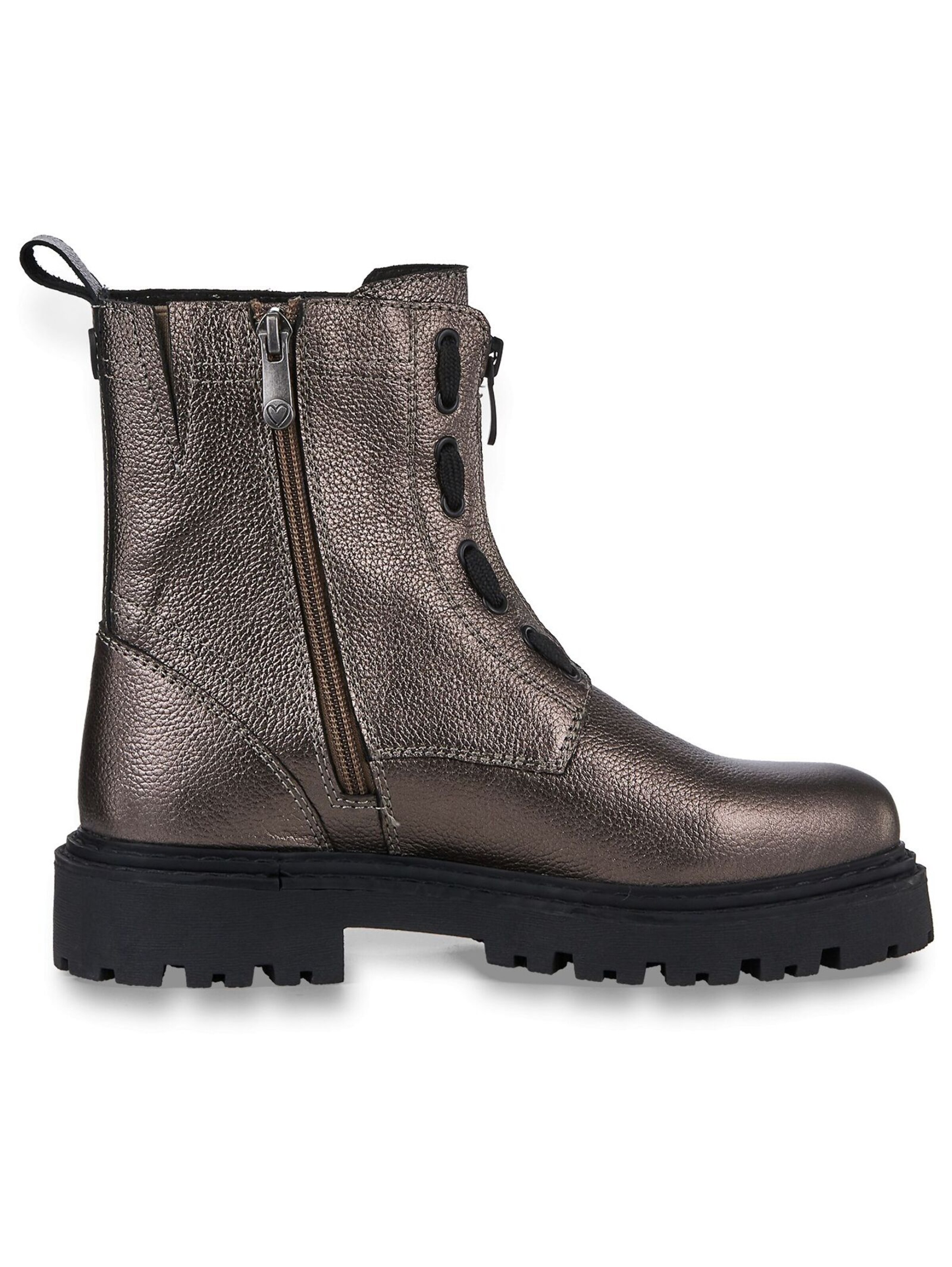 MARCO TOZZI Schnürstiefelette in Grau