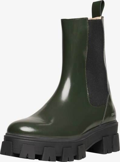N91 Chelsea Boots in grün / schwarz / weiß, Produktansicht
