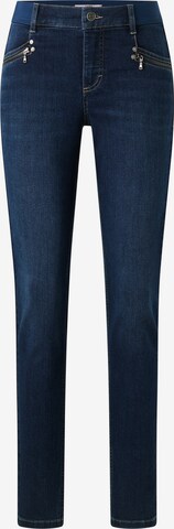 Angels Slim Fit Jeans mit Zip Detail in Blau: predná strana