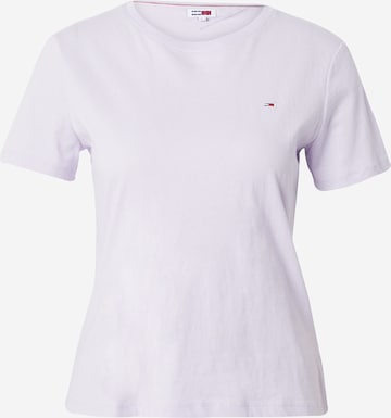 Tommy Jeans Koszulka w kolorze fioletowy: przód